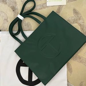 SOLD Telfar medium olive shopping bag